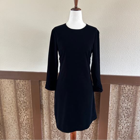 & Other Stories Open Back Party Dress in Black Velvet Size 4 - Picture 6 of 13